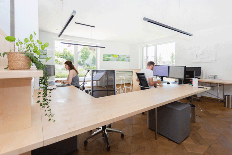 Architekt Gewerbebau OÖ Büroeinrichtung