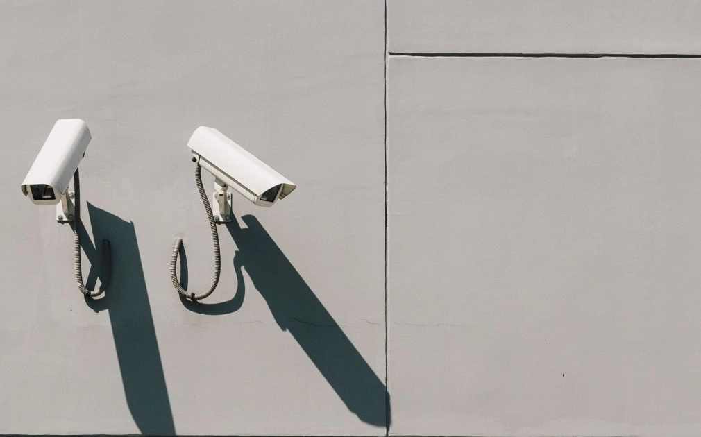 Architekt Gewerbebau Sicherheitskamera eines Gewerbeprojekts