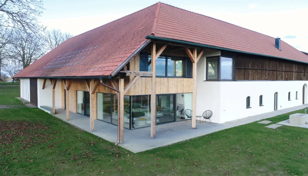 Vierkanthof umbauen Österreich Projektfoto